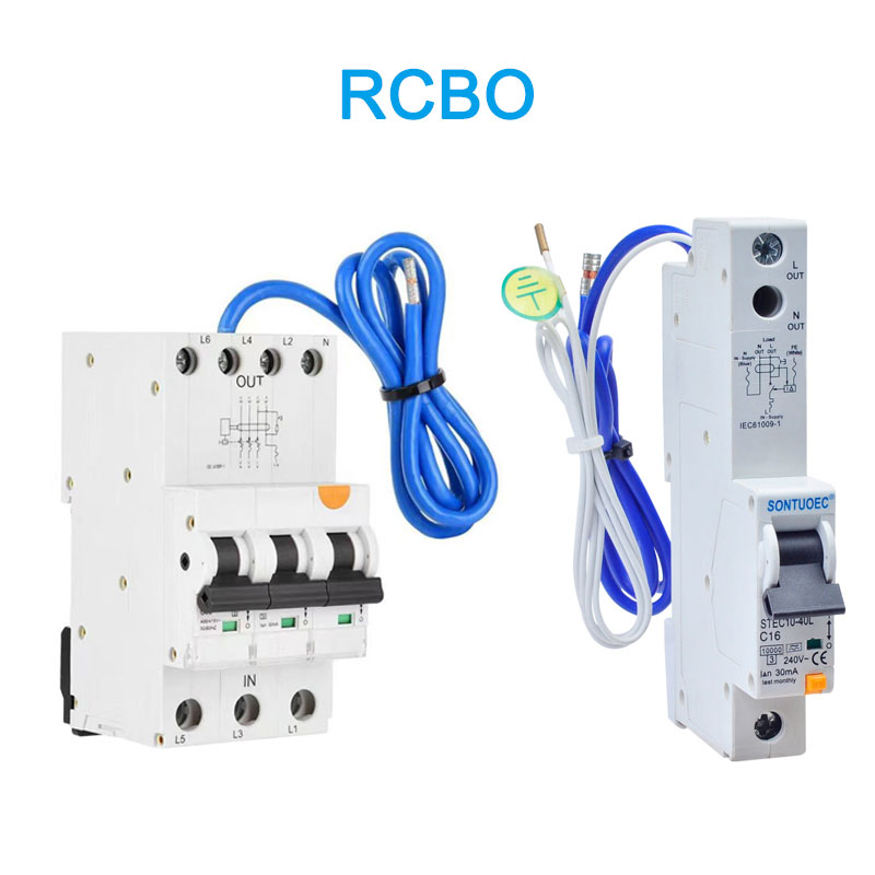 6ka 3p + n e sa hlahelletseng potoloho ea potoloho ea (ac) mofuta oa rcbo e nang le cable